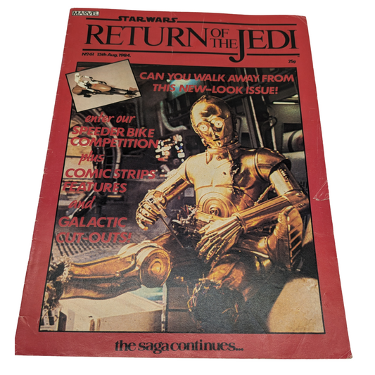 Star Wars Weekly #61 15th August 1984 Build Moon Speeder