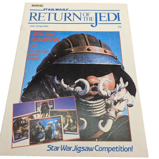 Star Wars Weekly #63 1st Septmeber 1984 Jedi On Location