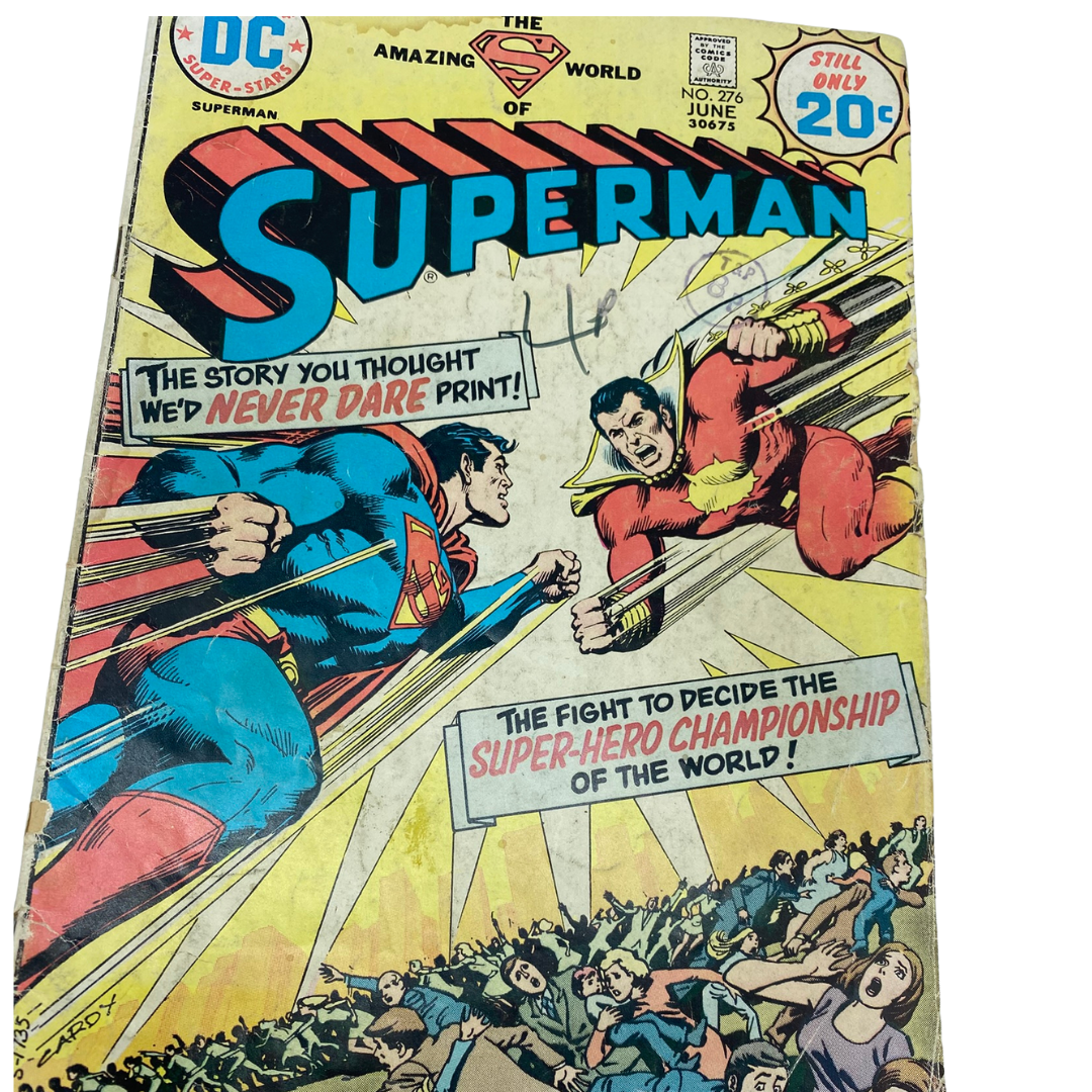 Superman No. 276 1st Appearance Of Shazam Captain Thunder 1974 DC Comics