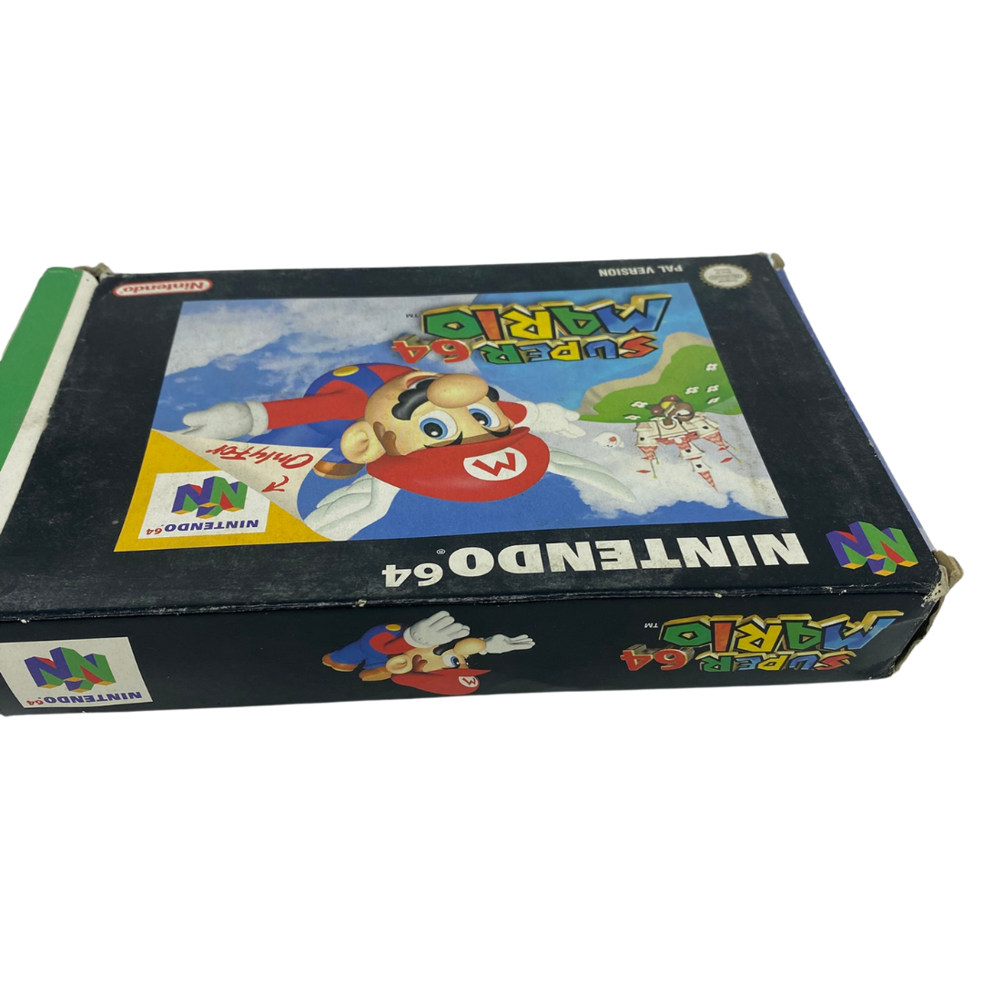 Nintendo 64 / N64 Super Mario 64, game, box, insert instructions