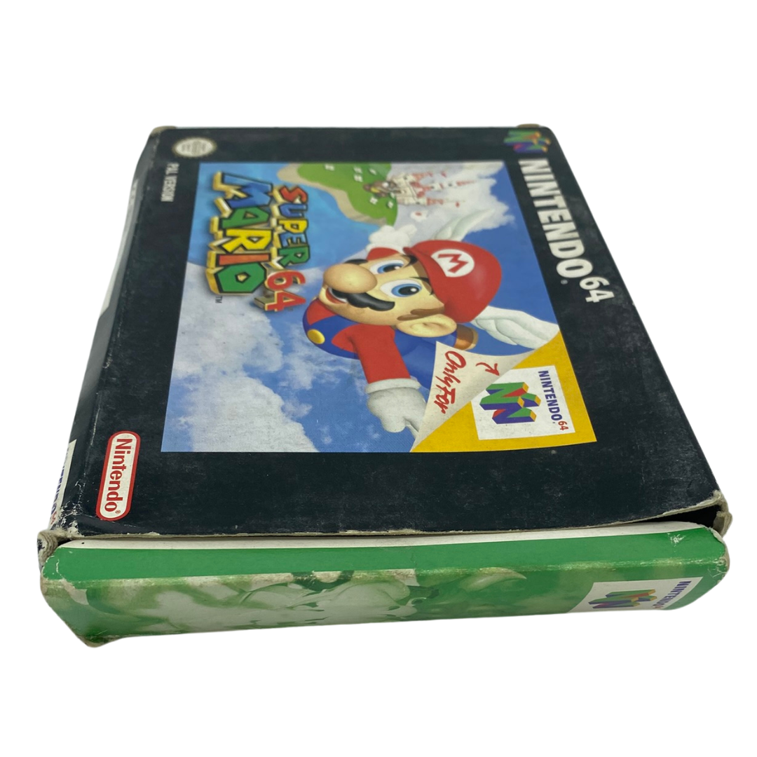 Nintendo 64 / N64 Super Mario 64, game, box, insert instructions
