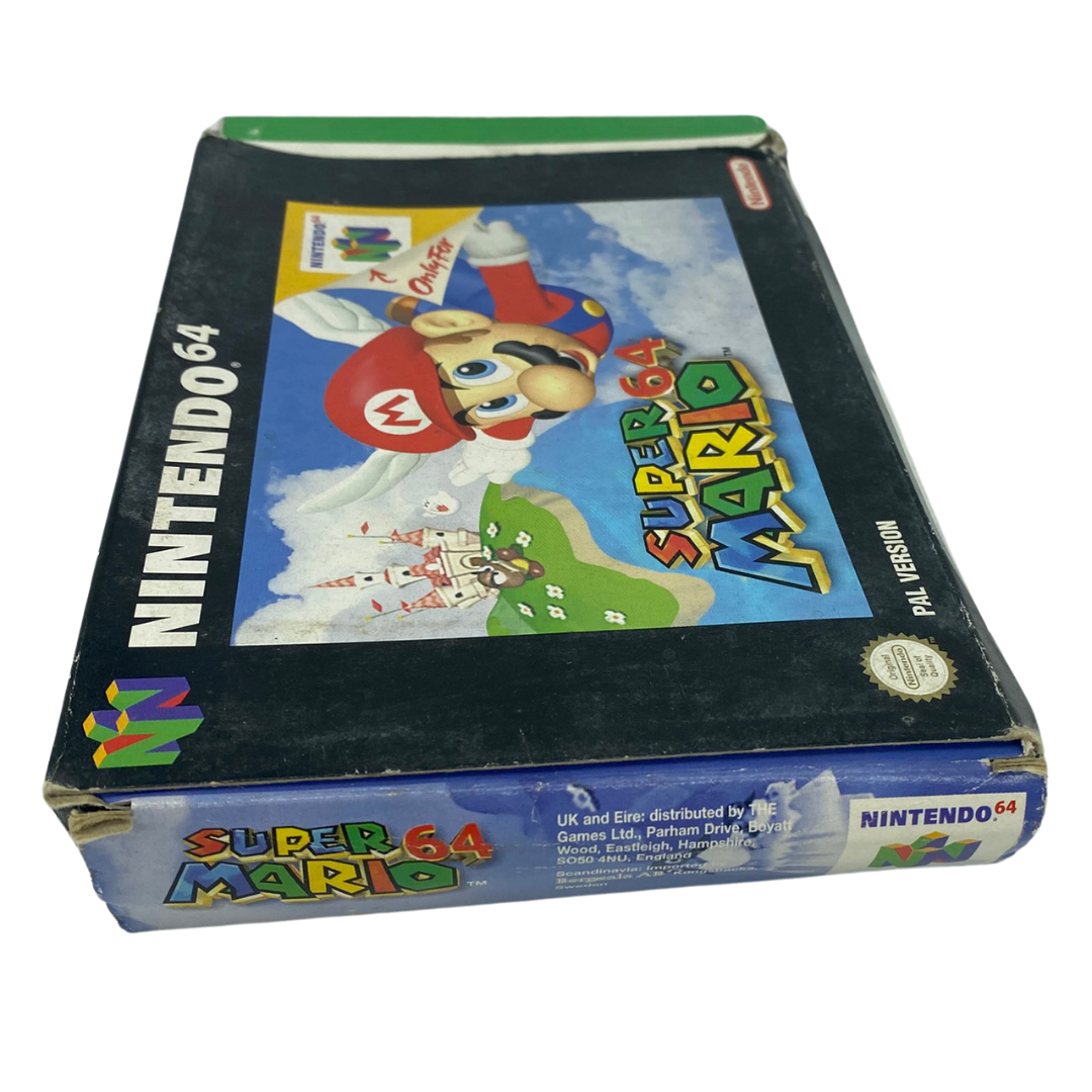 Nintendo 64 / N64 Super Mario 64, game, box, insert instructions