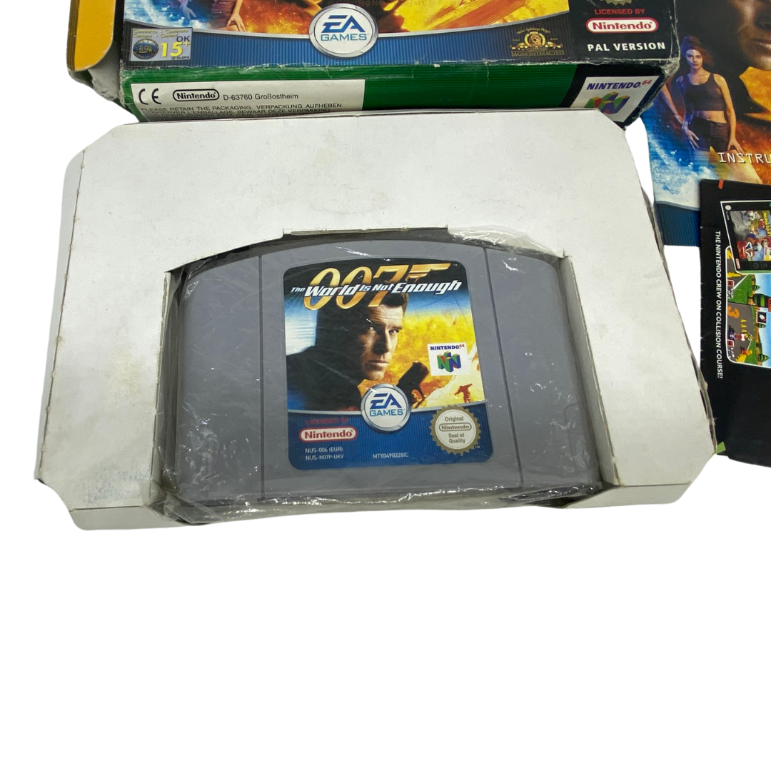 Nintendo 64 / N64 The World Is Not Enough James Bond 007, game box instructions