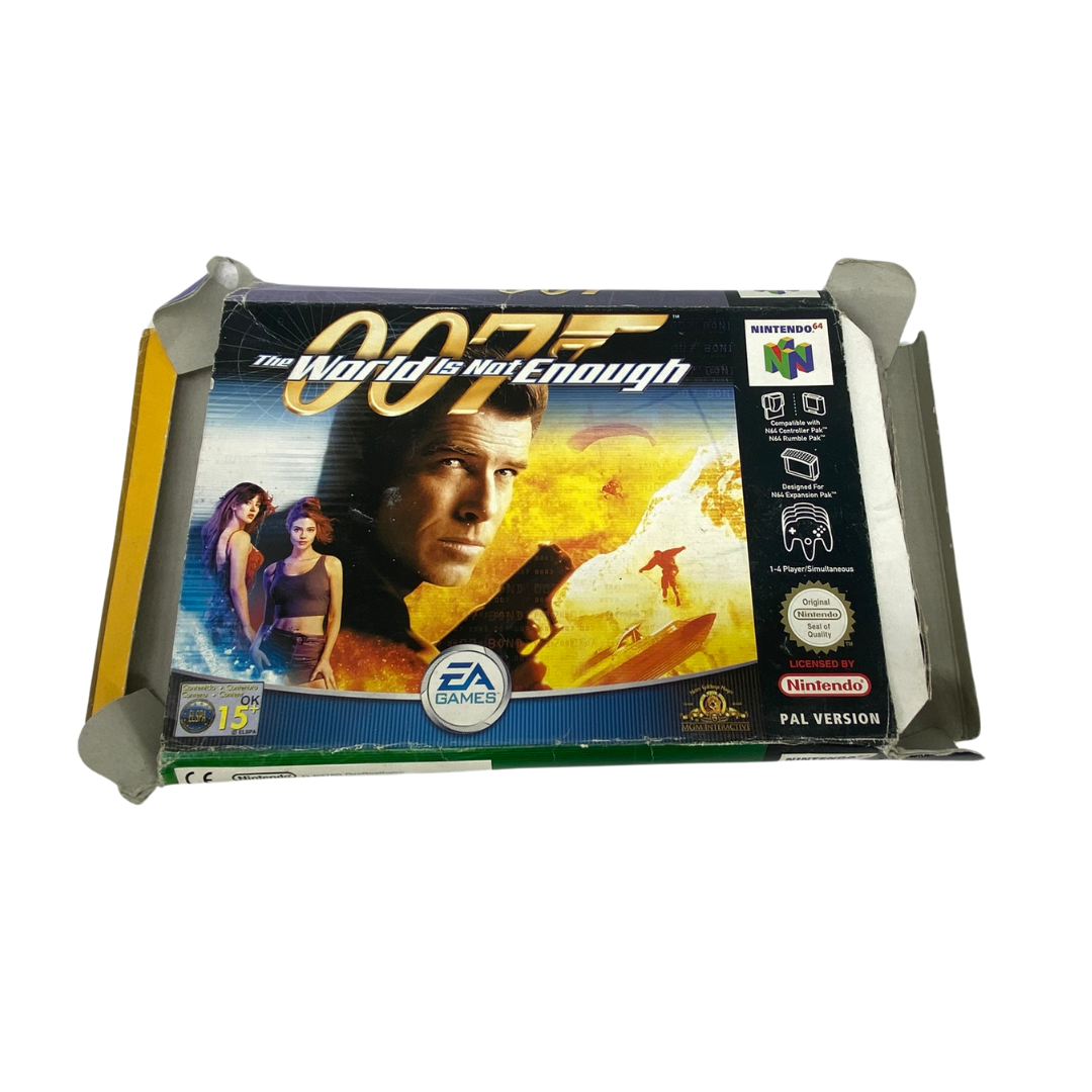 Nintendo 64 / N64 The World Is Not Enough James Bond 007, game box instructions