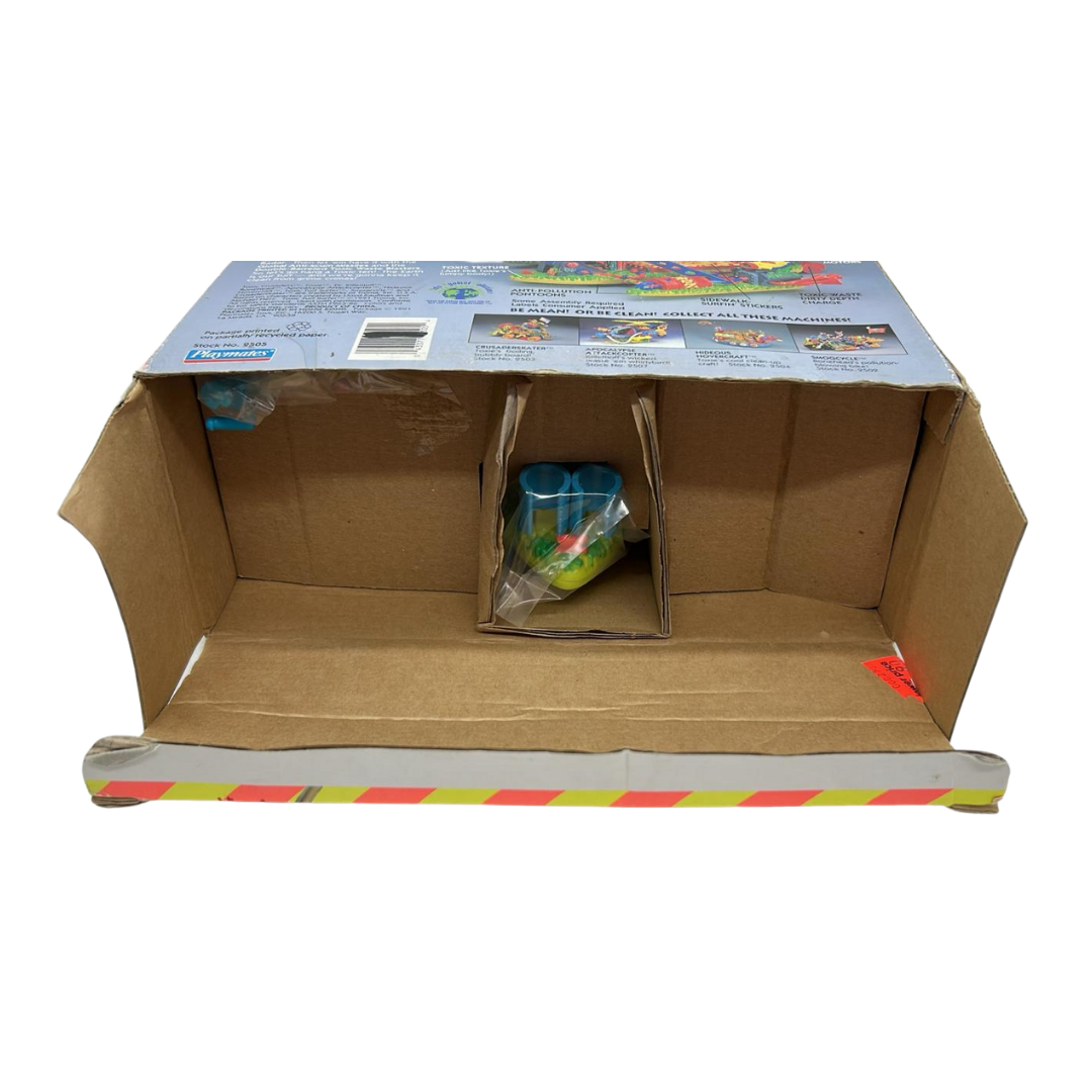 Toxic Crusaders Toxic Turf Surfer in box with unused contents