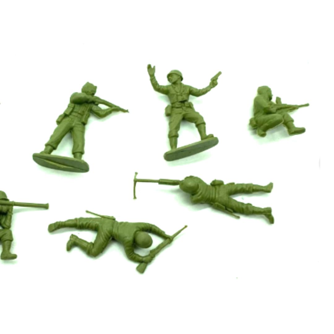 Plastic toy soldiers Commandos Vintage toys 462