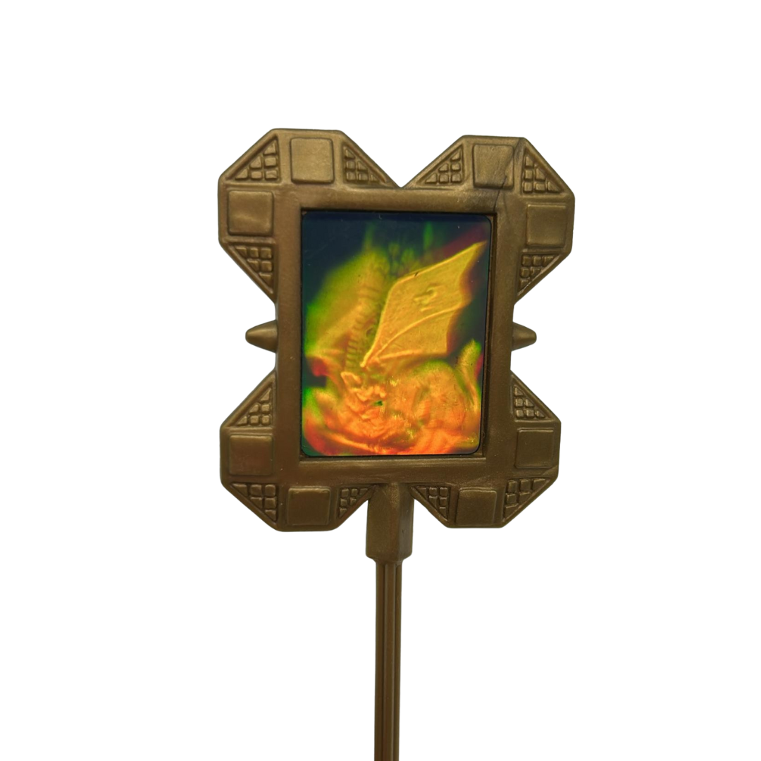 Visionaries Cyndarr staff factory error with Darkstorms hologram 263