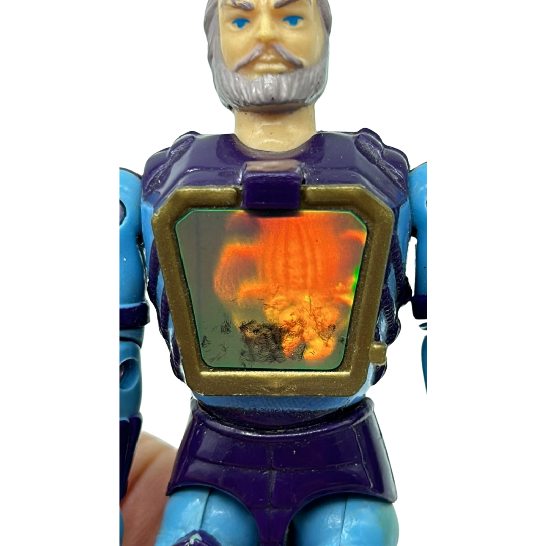 Visionaries Mordred figure with chest hologram, beetle, Sky Claw driver 496