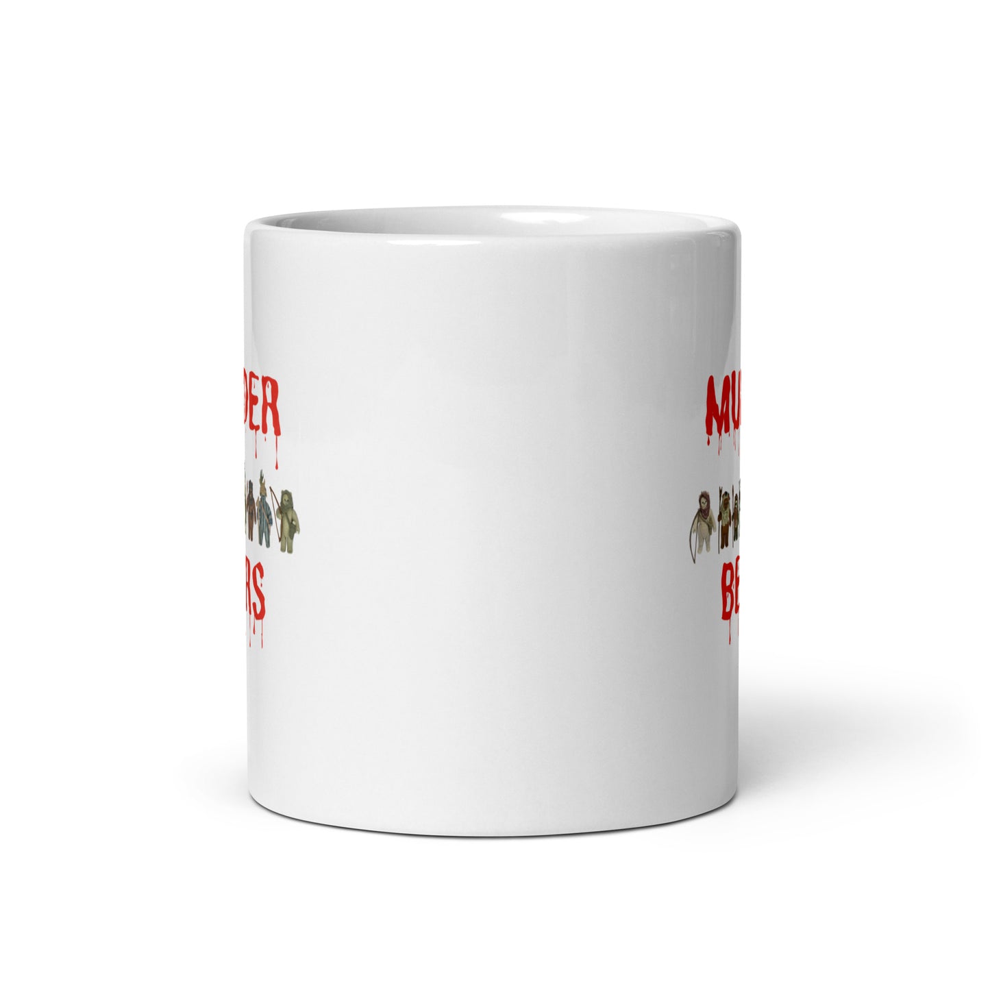 Vintage Star Wars Murder Bears Ewoks white glossy mug