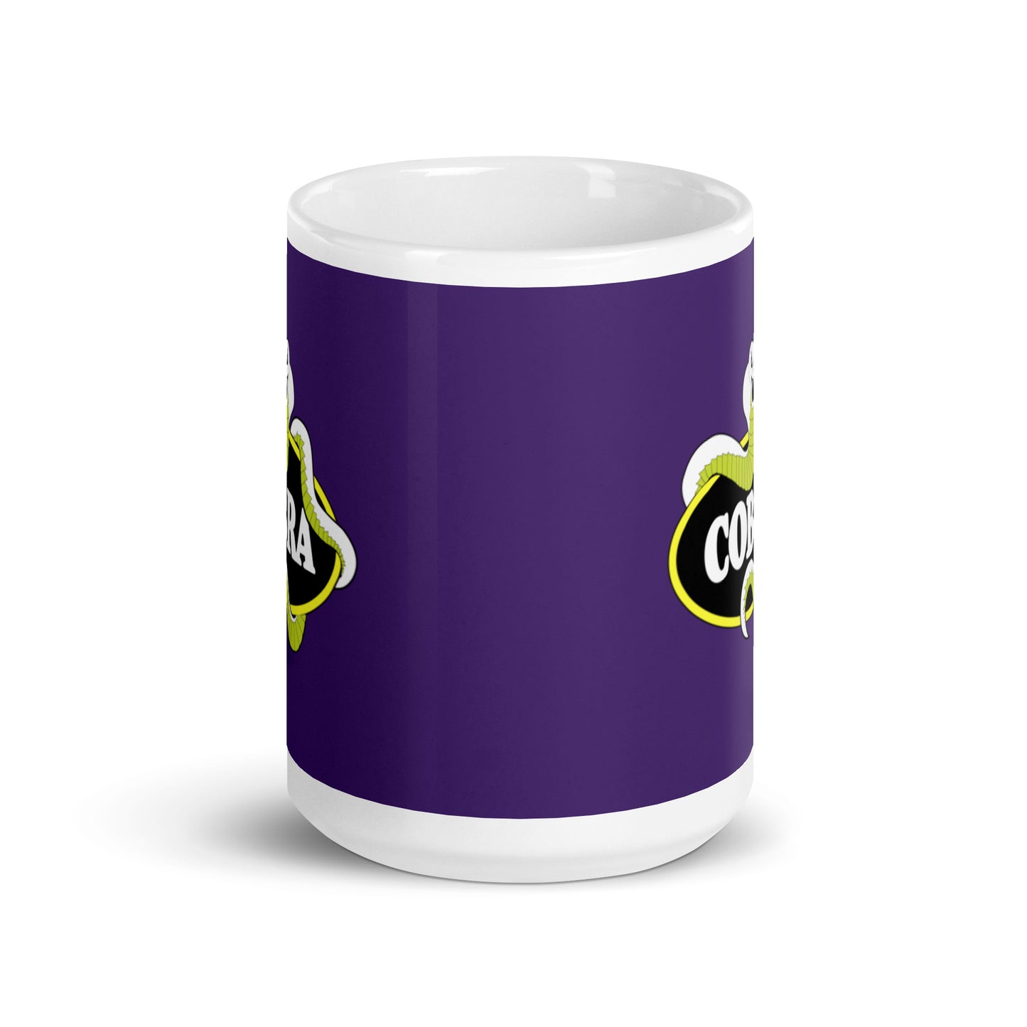 Palitoy Action Force Cobra logo white glossy mug