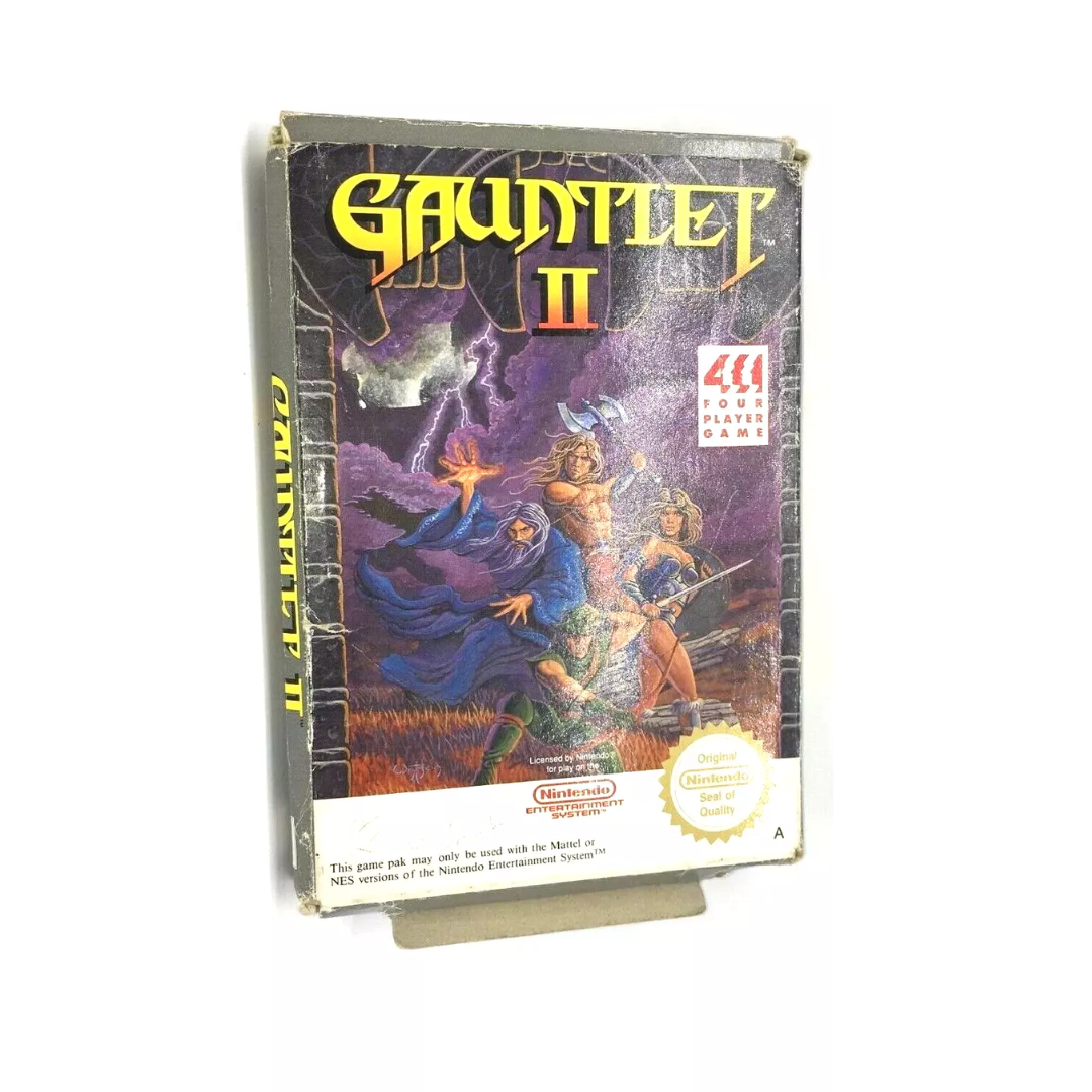 Nintendo NES Gauntlet 2 game with box and instructions