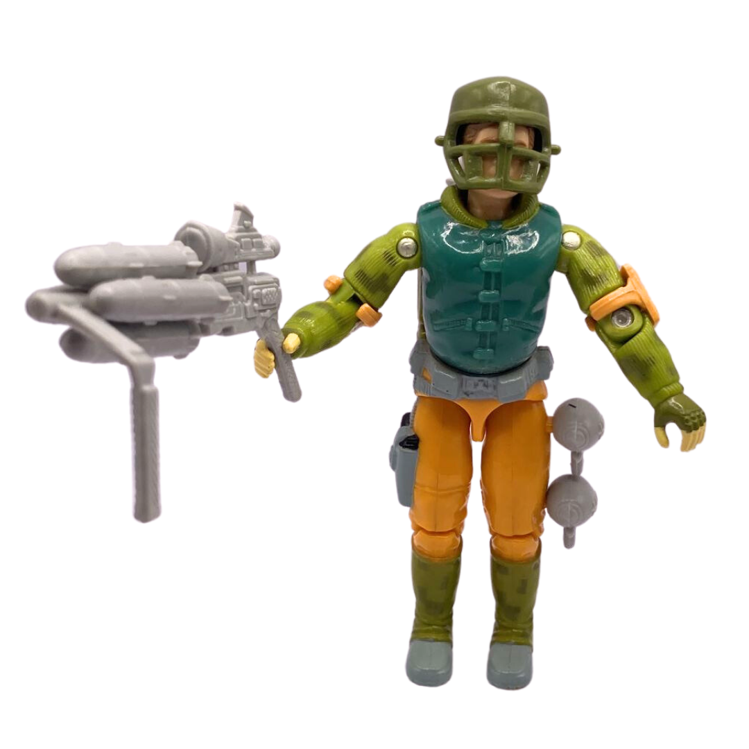 GI Joe, Action Force Captain Gridiron, complete, 196