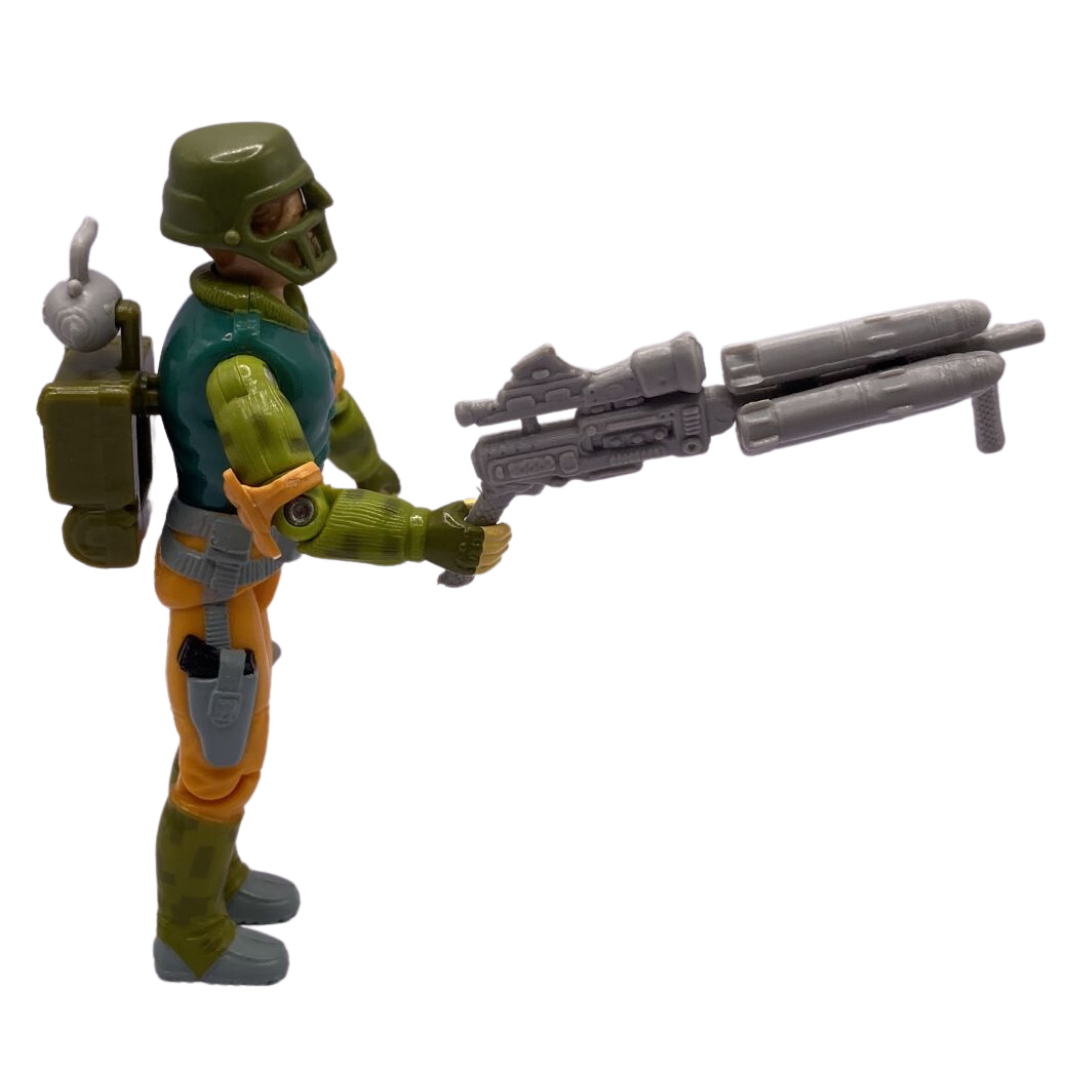 GI Joe, Action Force Captain Gridiron, complete, 196