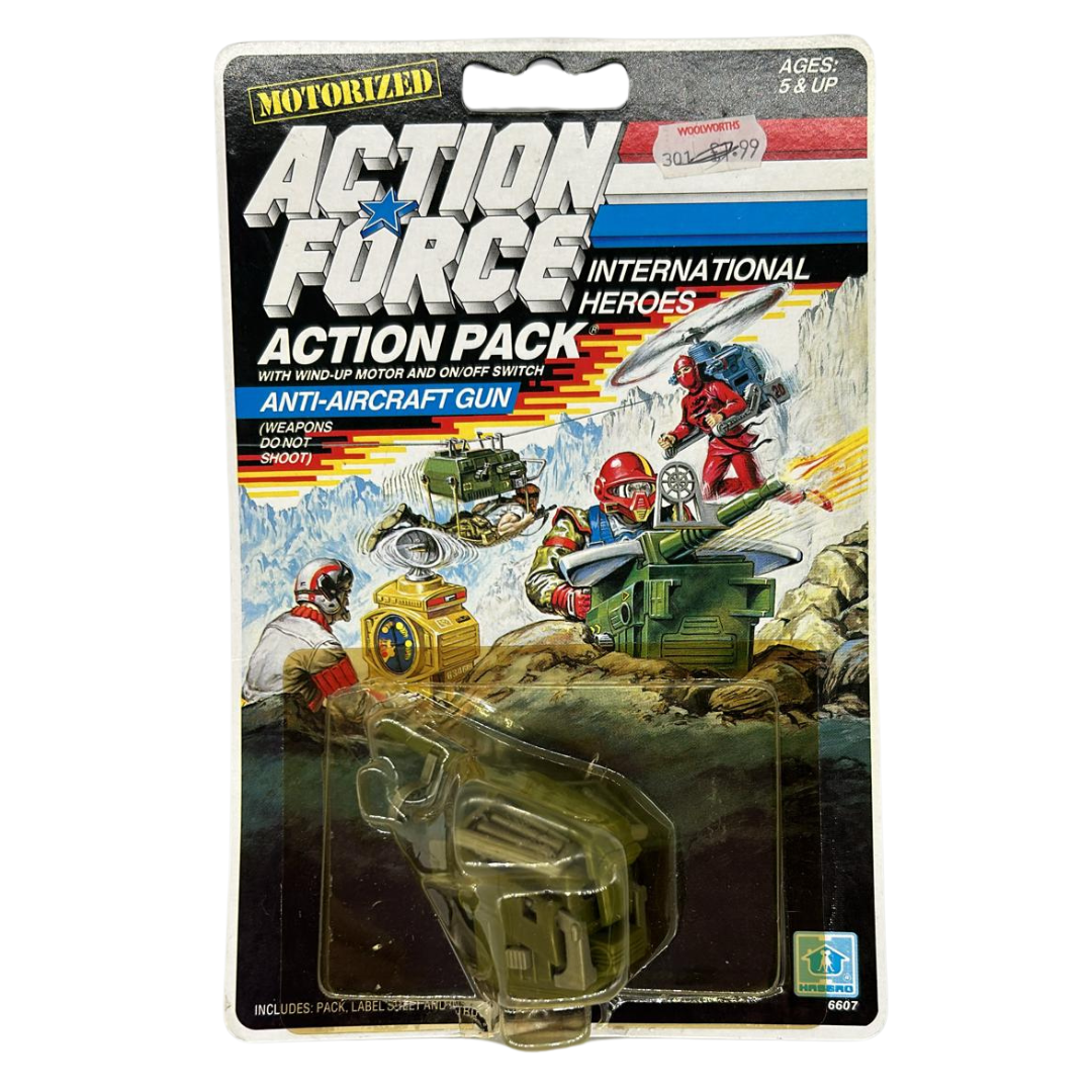 Action Force Action Pack Anti-Aircraft Gun moc with some damage