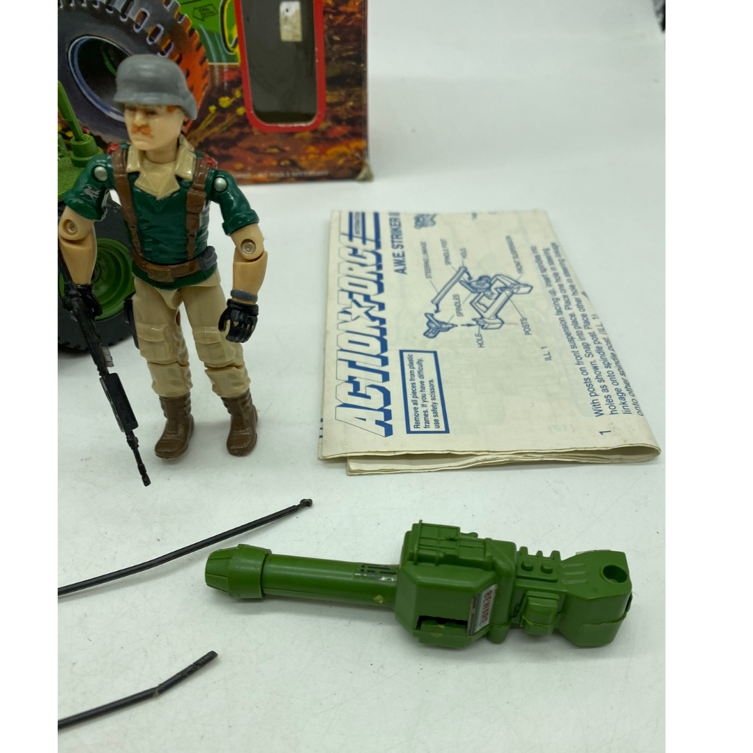 GI Joe,  Action Force AWE Striker complete with box Vintage Hasbro 529