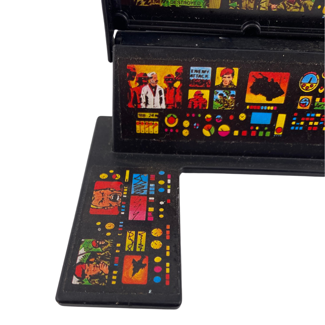Action Force, GI Joe Command Centre control panel part good stickers by Palitoy 477