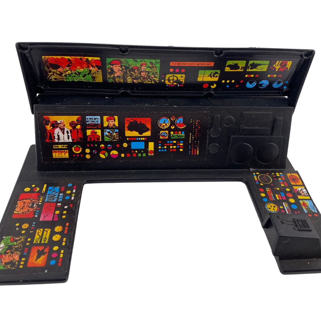 Action Force, GI Joe Command Centre control panel part good stickers by Palitoy 477
