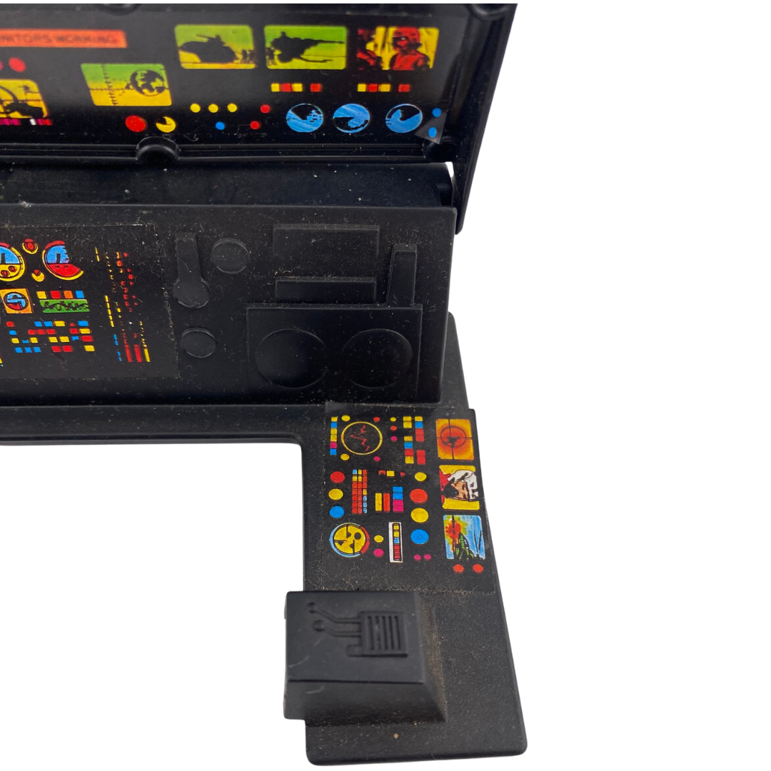 Action Force, GI Joe Command Centre control panel part good stickers by Palitoy 477