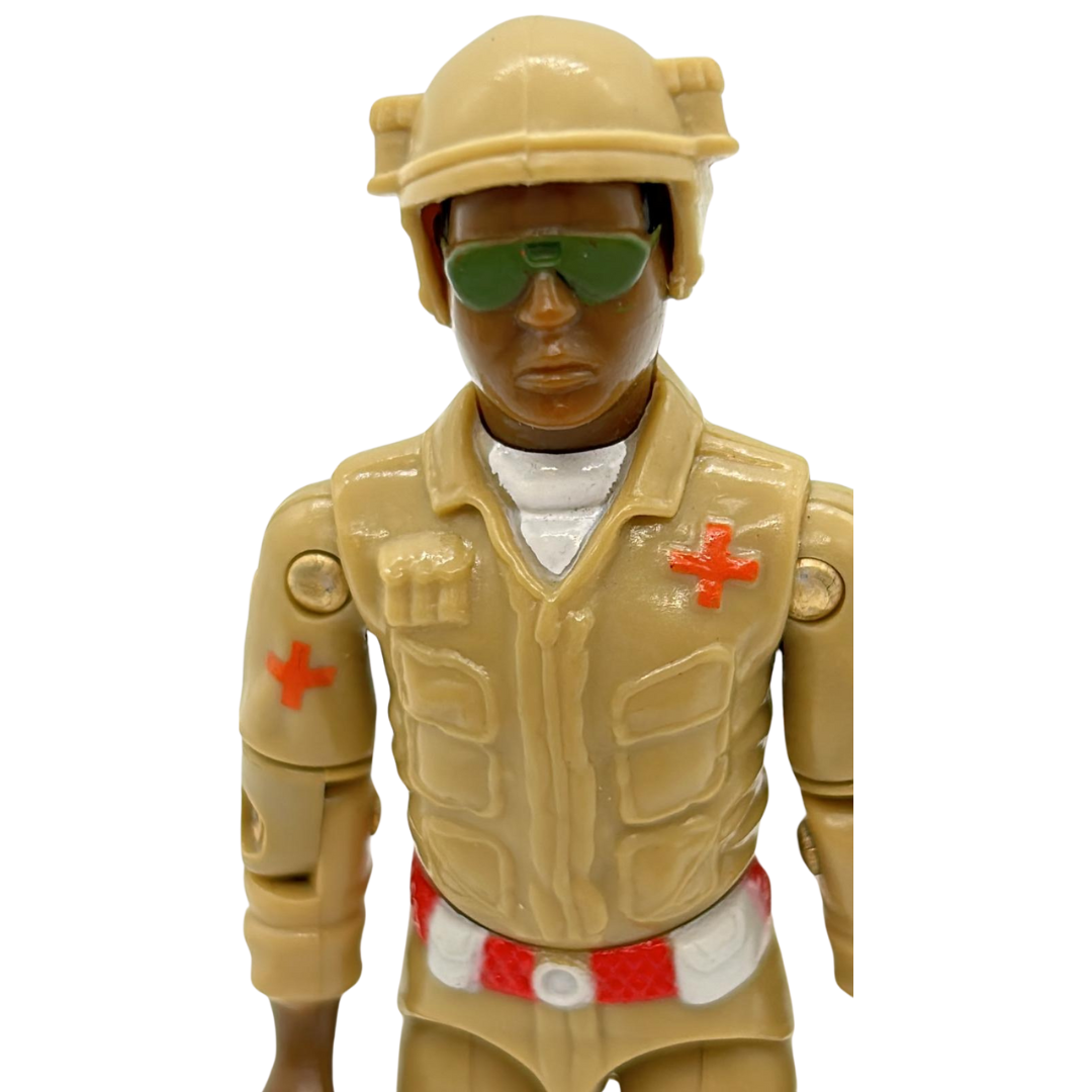 Action Force, GI Joe Doc complete figure & filecard, Palitoy 468