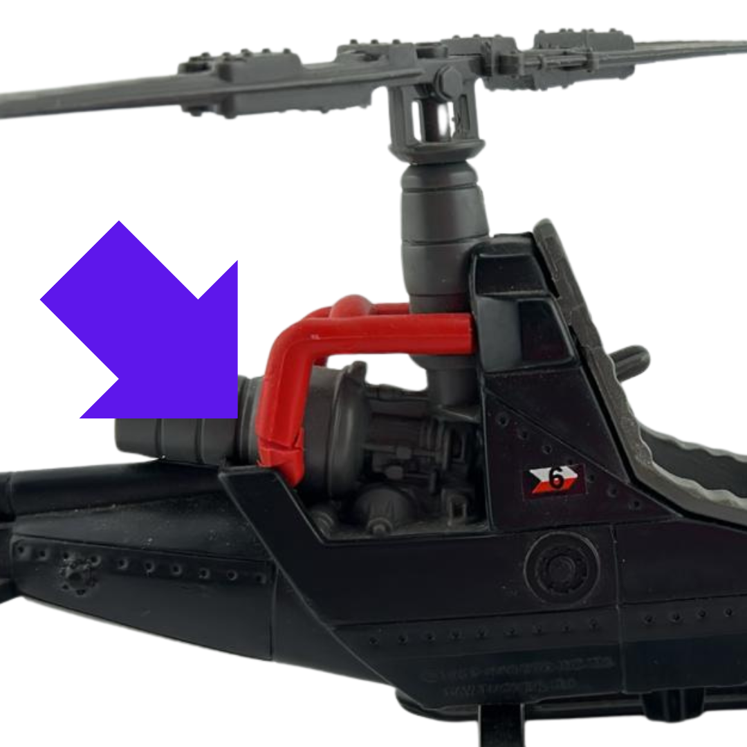 GI Joe, Action Force FANG helicopter complete with instructions 197