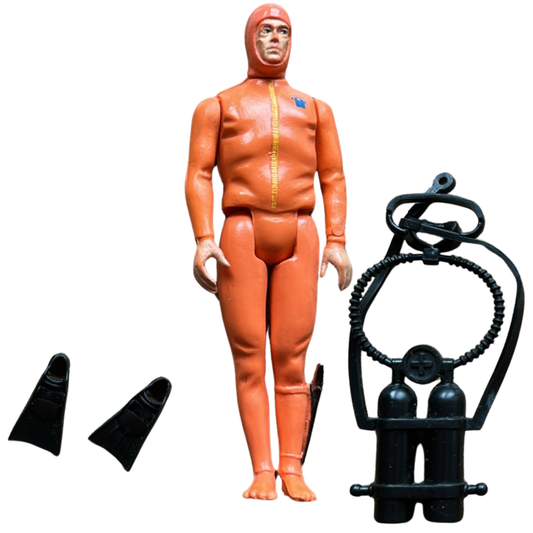 Action Force Frogman complete figure series one by Palitoy black watch 124