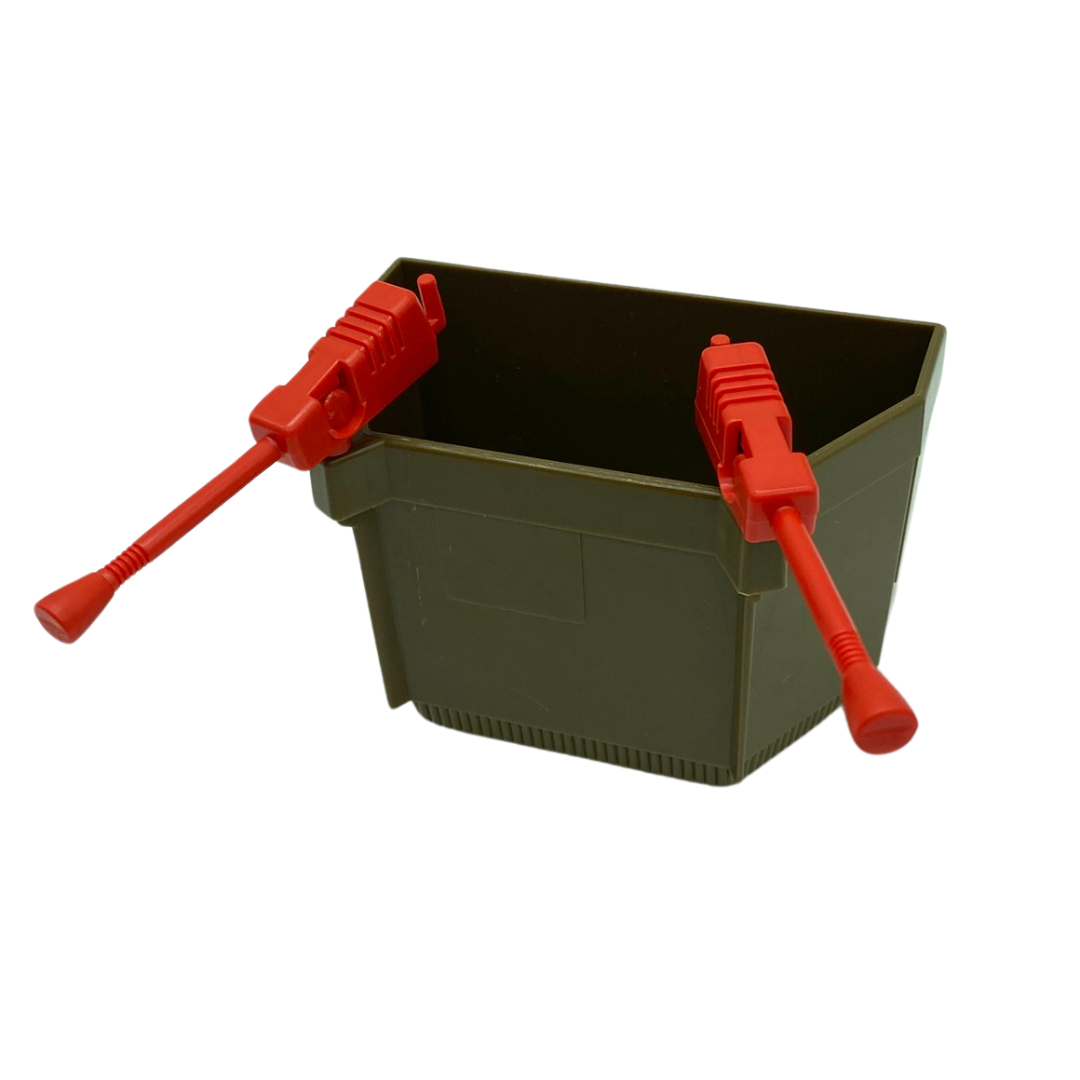 Action Force Headquarters Machine Gun nest with both red guns 74 / 44