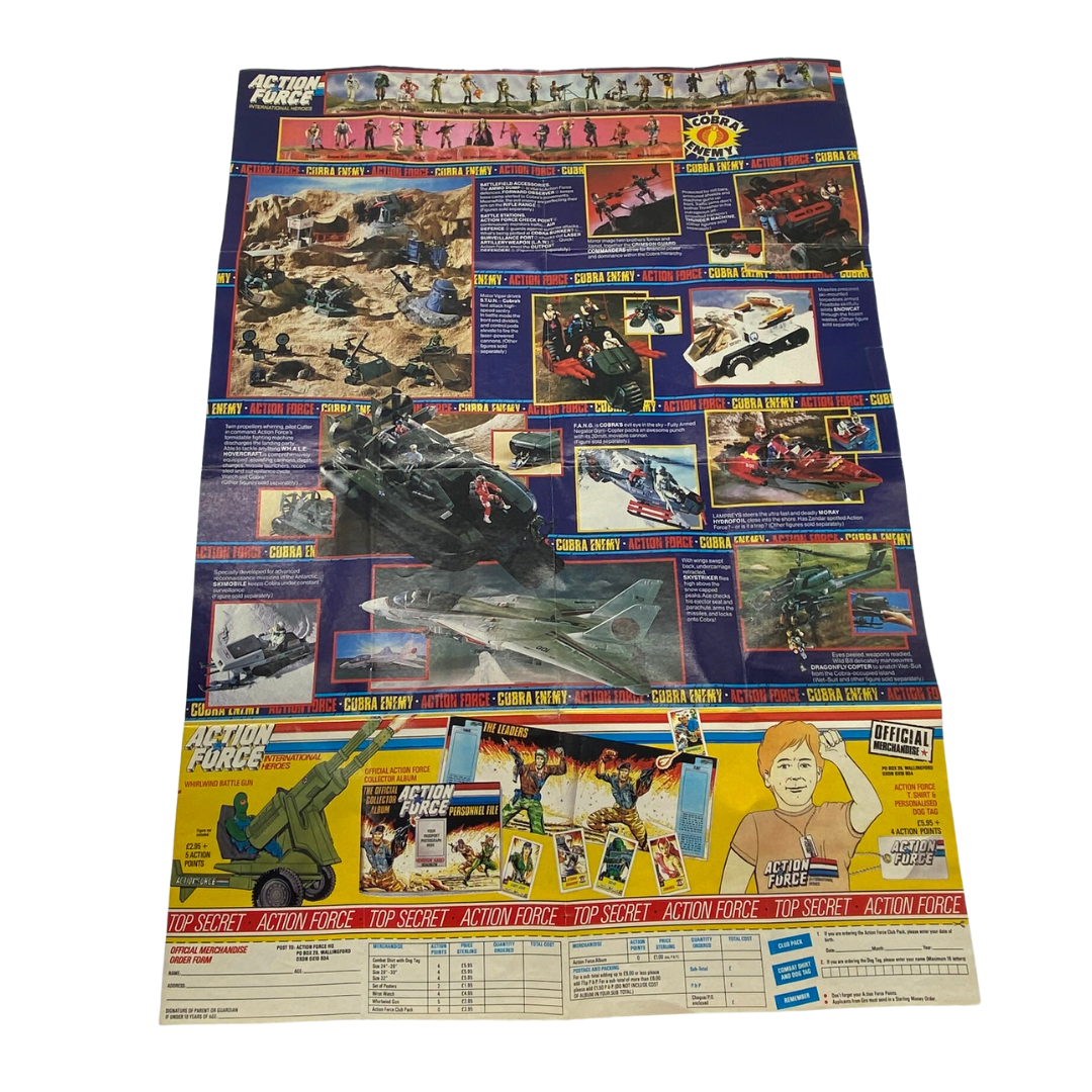 Action Force GI Joe Product poster with special offer section