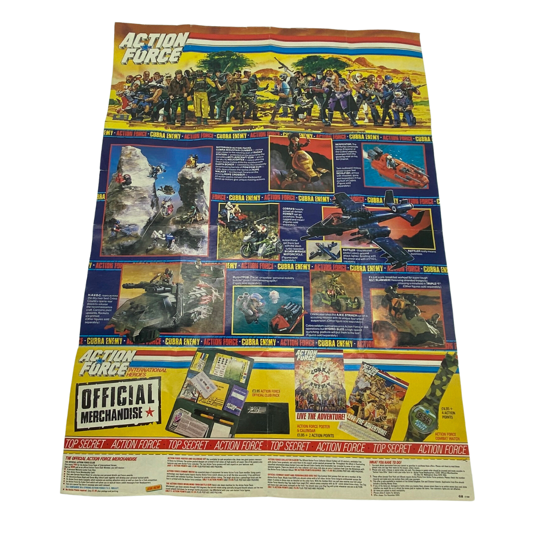 Action Force GI Joe Product poster with special offer section