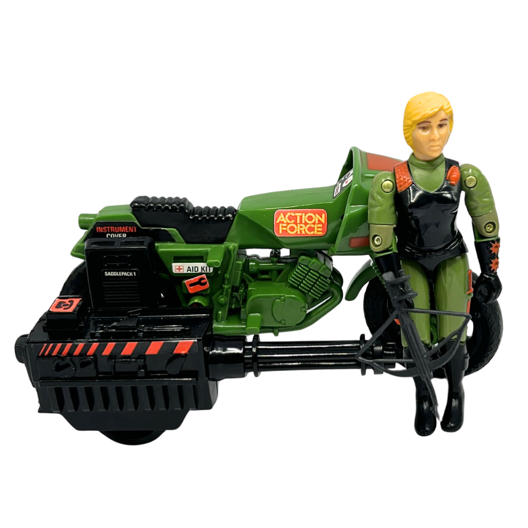 Action Force, GI Joe Quarrel and Rapid Fire Motorcycle 601C