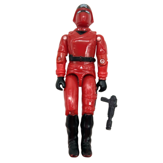 Action Force Red Laser complete figure, Laser Exterminator driver by Palitoy 132