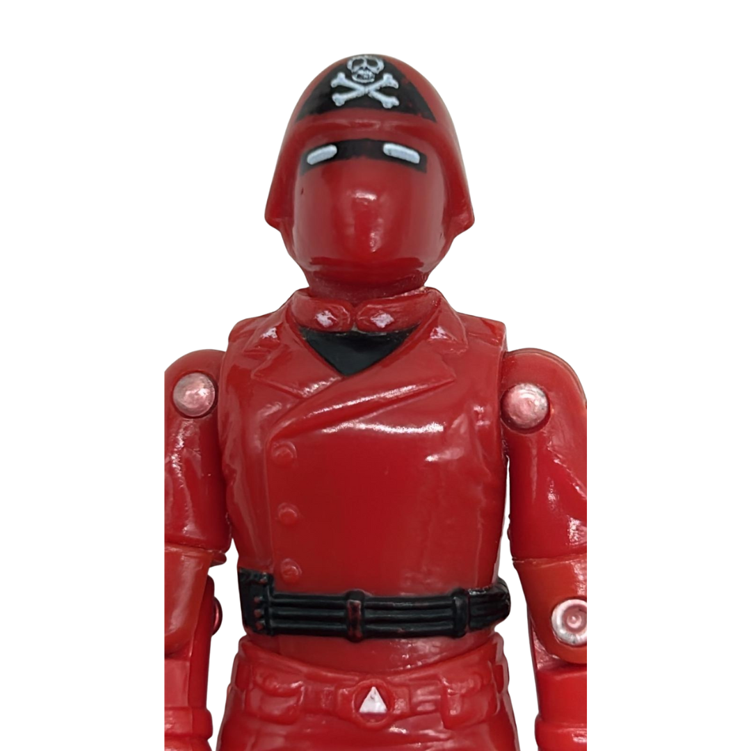 Action Force Red Laser complete figure, Laser Exterminator driver by Palitoy 132