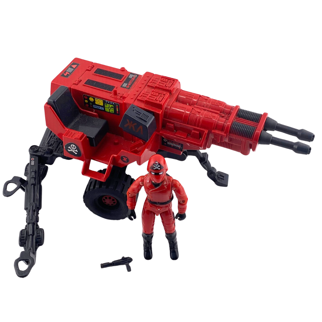 Action Force Laser Exterminator & Red Laser complete by Palitoy GI Joe 423