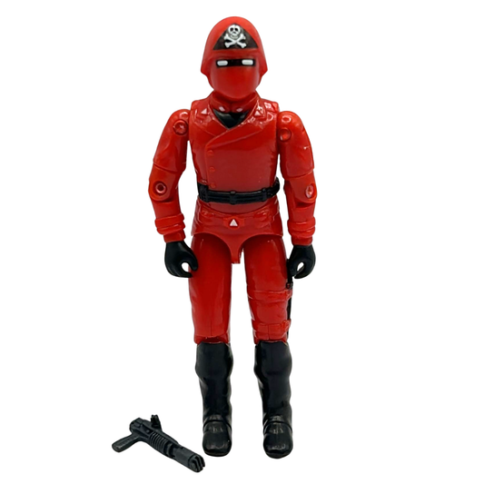 Action Force Red Laser complete figure, Laser Exterminator driver by Palitoy 46