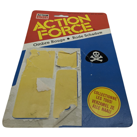 Action Force Palitoy Red Shadow French / Dutch card back