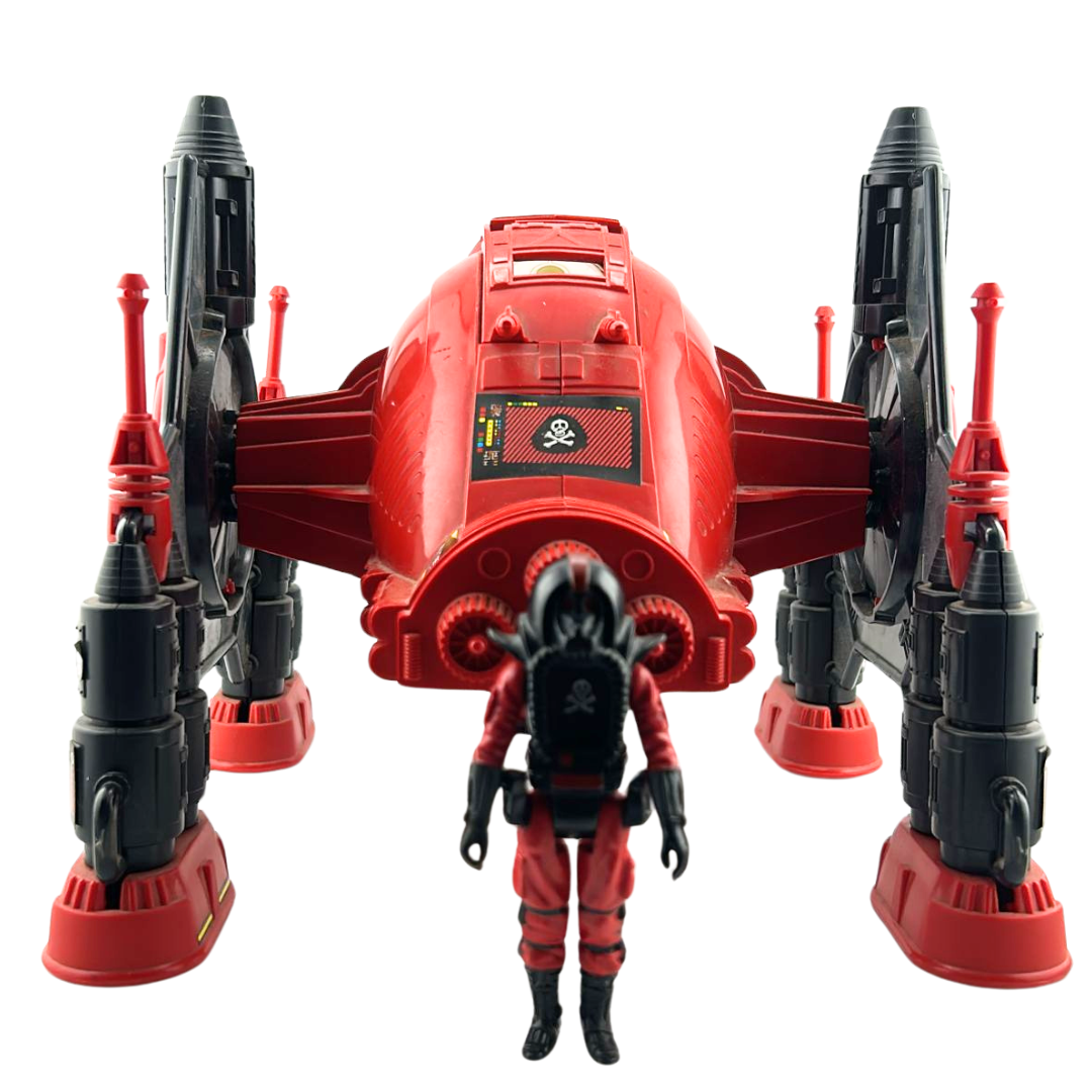 Action Force Roboskull complete with Red Wolf by Palitoy Red Shadows 52