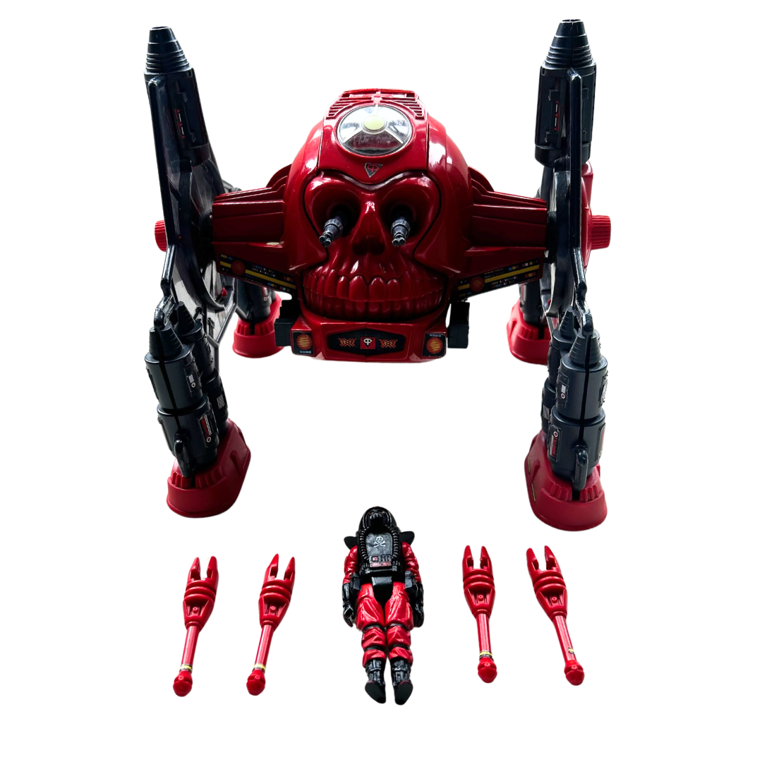 Action Force Roboskull complete with Red Wolf by Palitoy Red Shadows 204