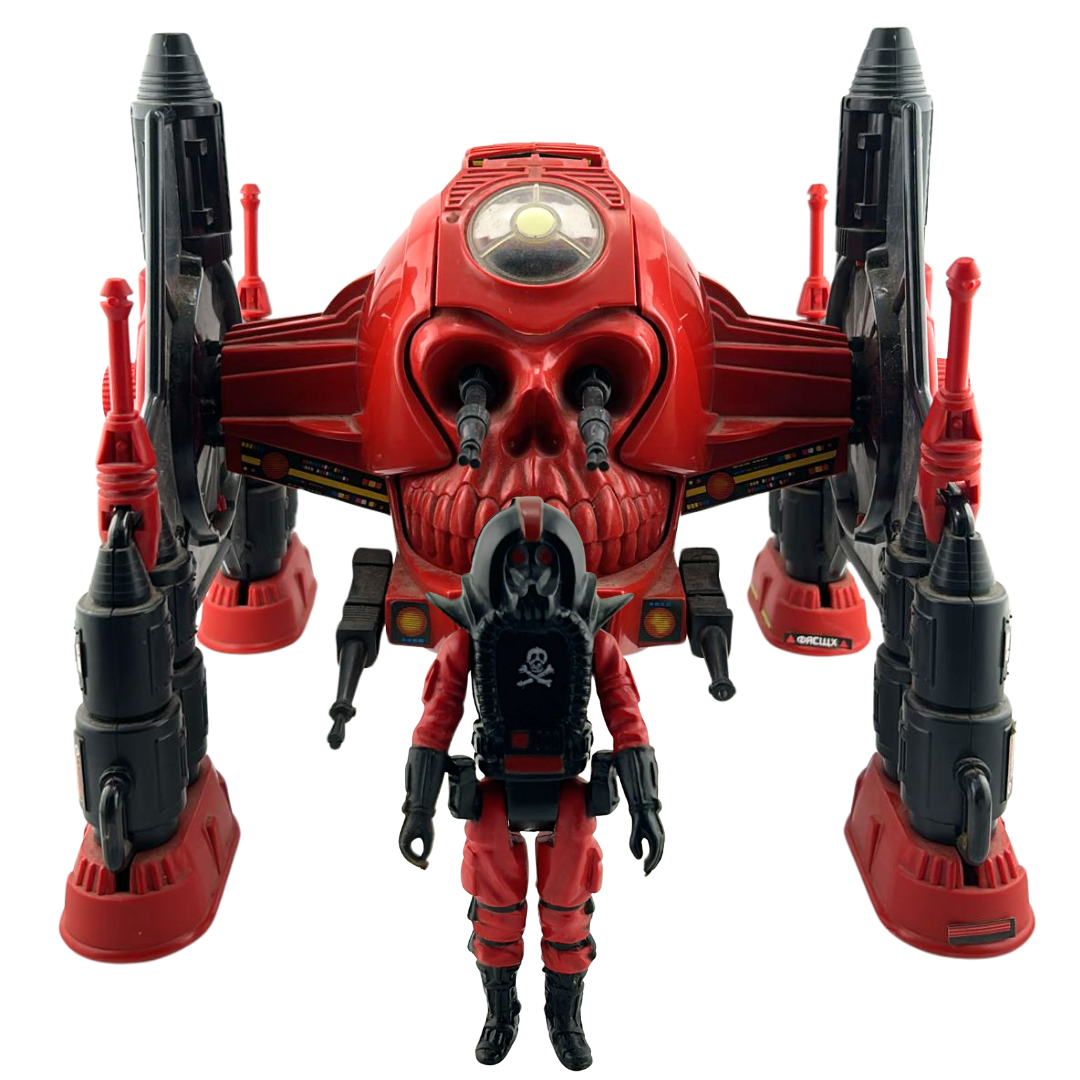 Action Force Roboskull complete with Red Wolf by Palitoy Red Shadows 52