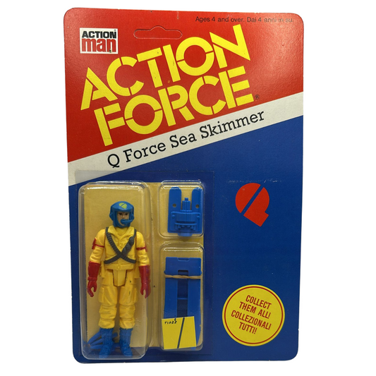Action Force Sea Skimmer Q Force MOC Action Figure on card unpunched