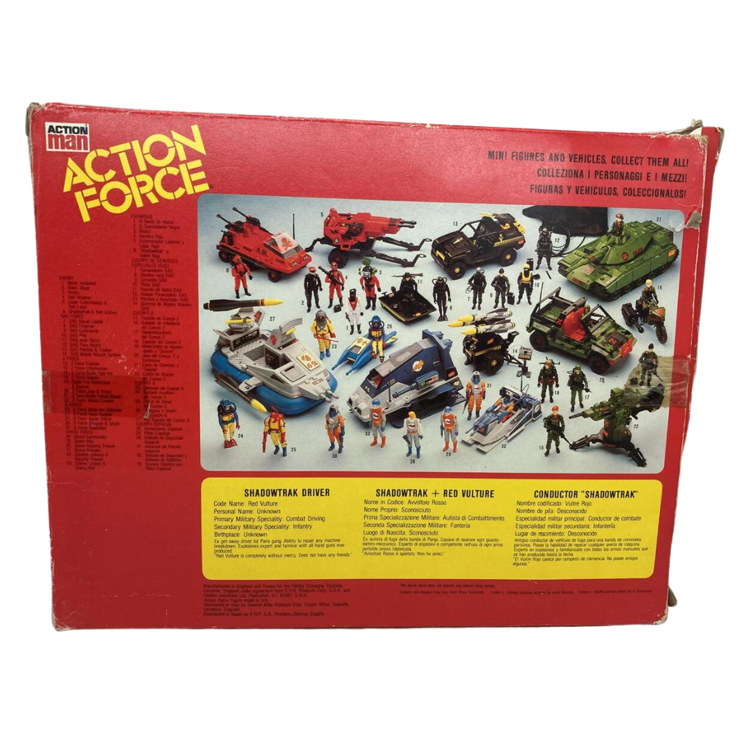 Palitoy Action Force Red Shadows Shadowtrak boxed