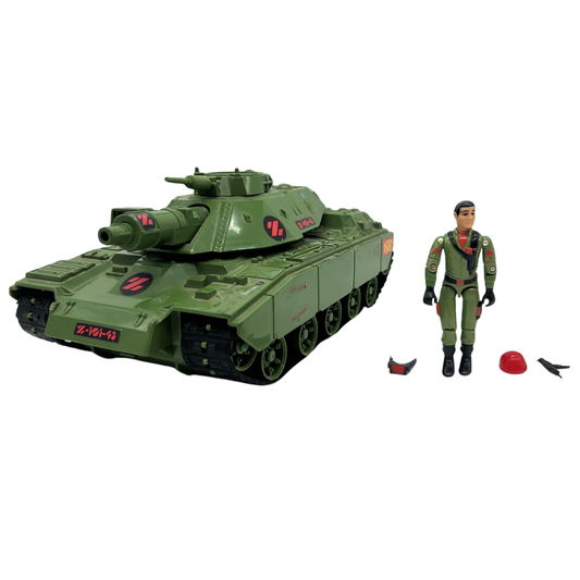 Action Force Steeler and Battle Tank Z Force complete & working 130