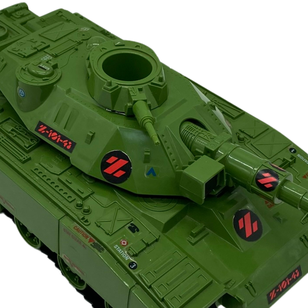 Action Force Battle Tank Z Force complete with top gun & battery cover 730
