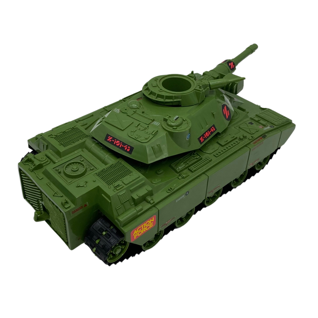 Action Force Battle Tank Z Force complete with top gun & battery cover 730