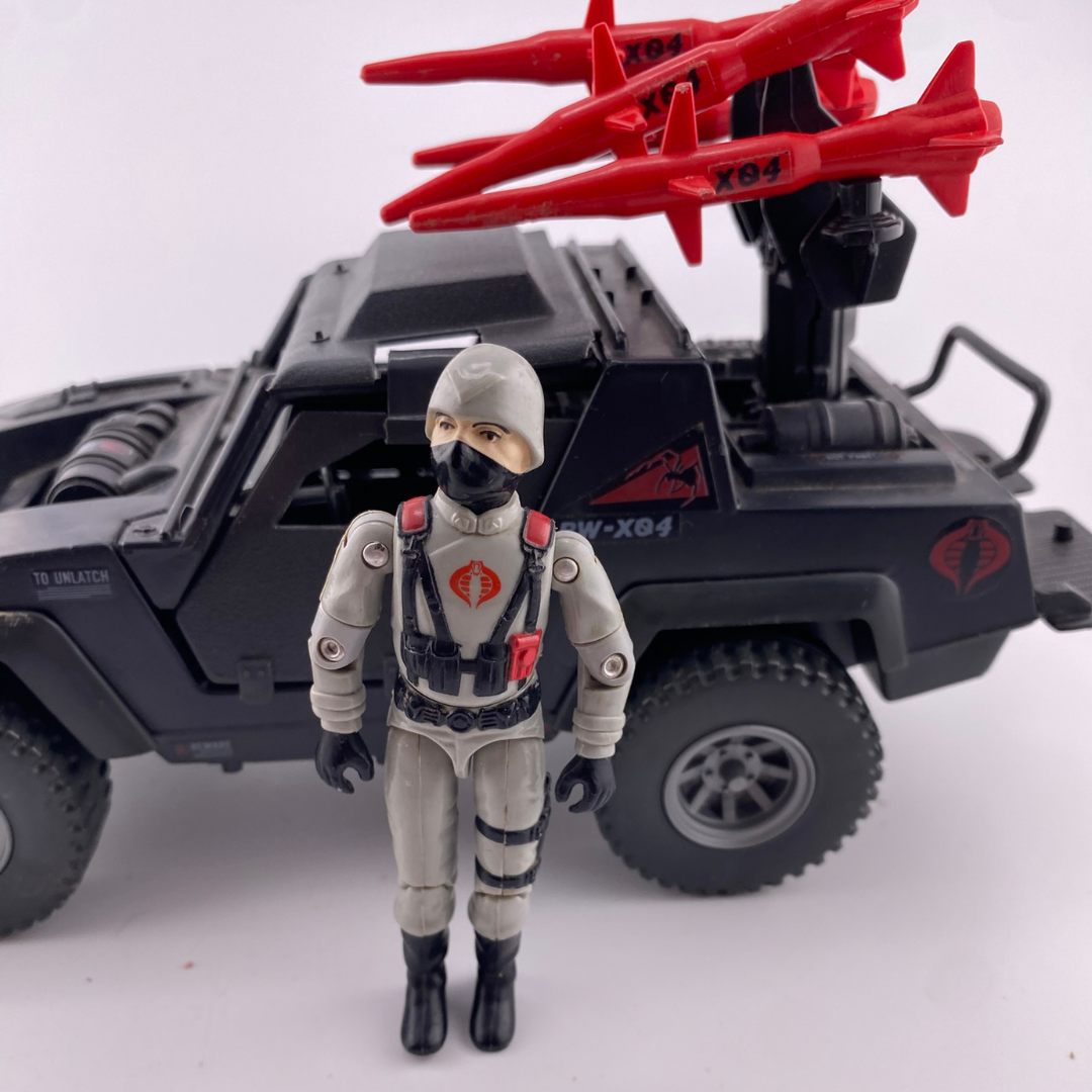 GI Joe, Action Force Stinger / Night Attack vehicle complete with Driver 300