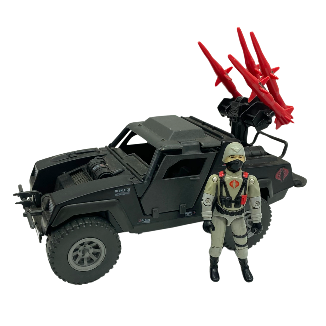 GI Joe, Action Force Stinger / Night Attack vehicle complete with Driver 318