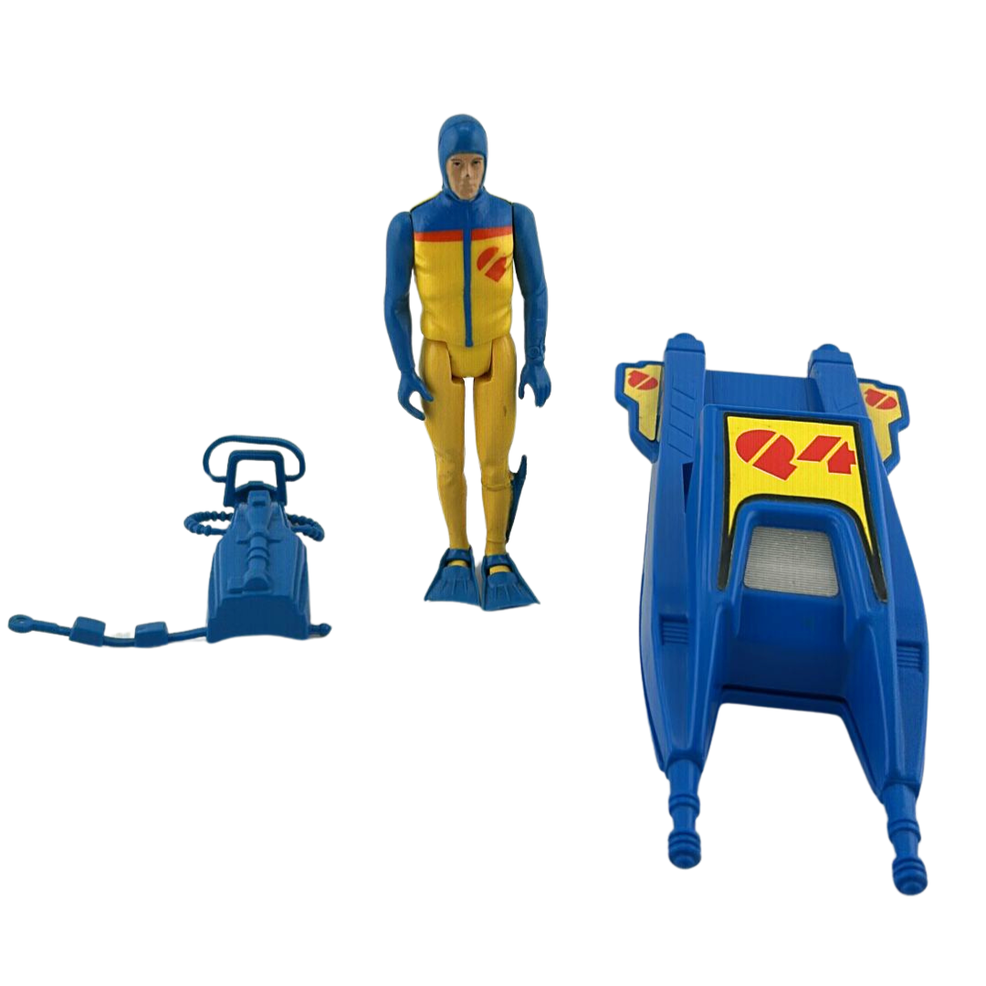 Action Force Stingray complete with Aquatrooper Q Force figure by Palitoy 61