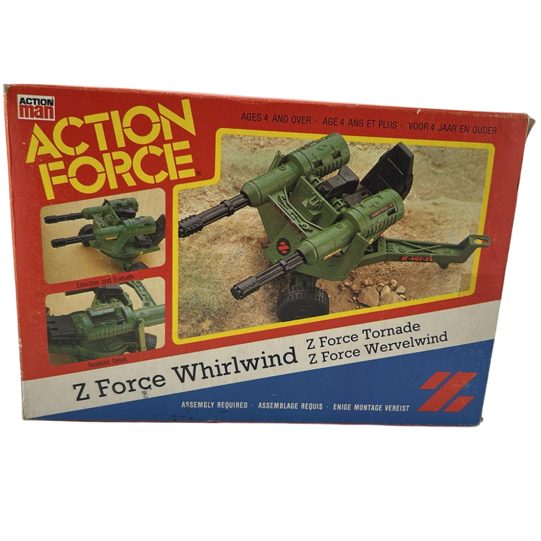 Action Force Whirlwind cannon complete with box by Palitoy 194