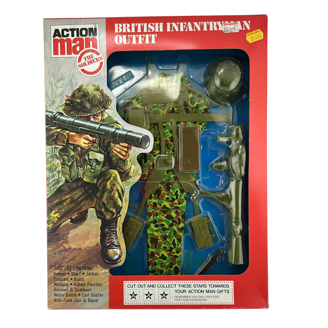 Action Man British Infantryman outfit MOC VAM by Palitoy
