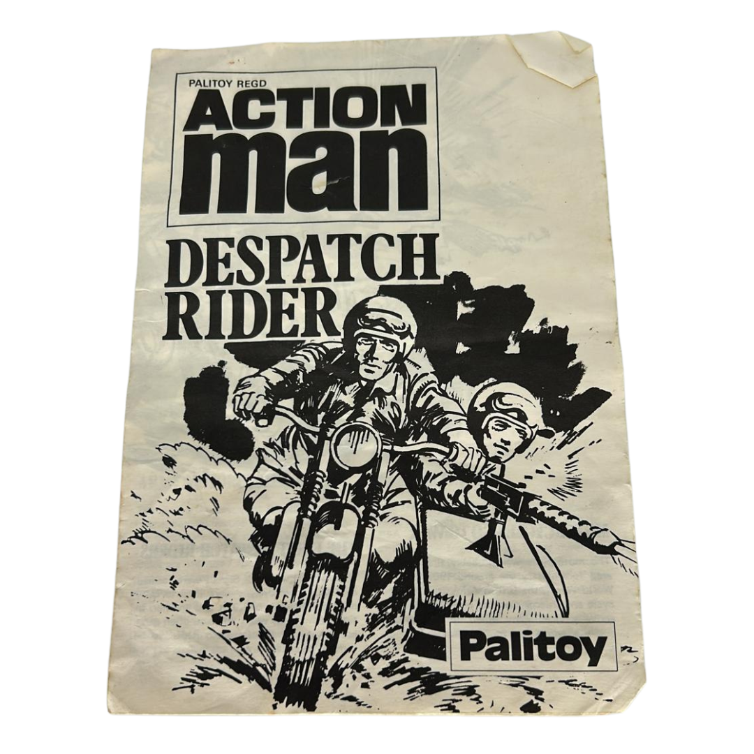 Vintage Action Man Despatch Rider Palitoy instructions leaflet 358