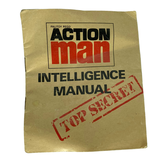 Vintage Action Man Intelligence Manual Palitoy product catalogue