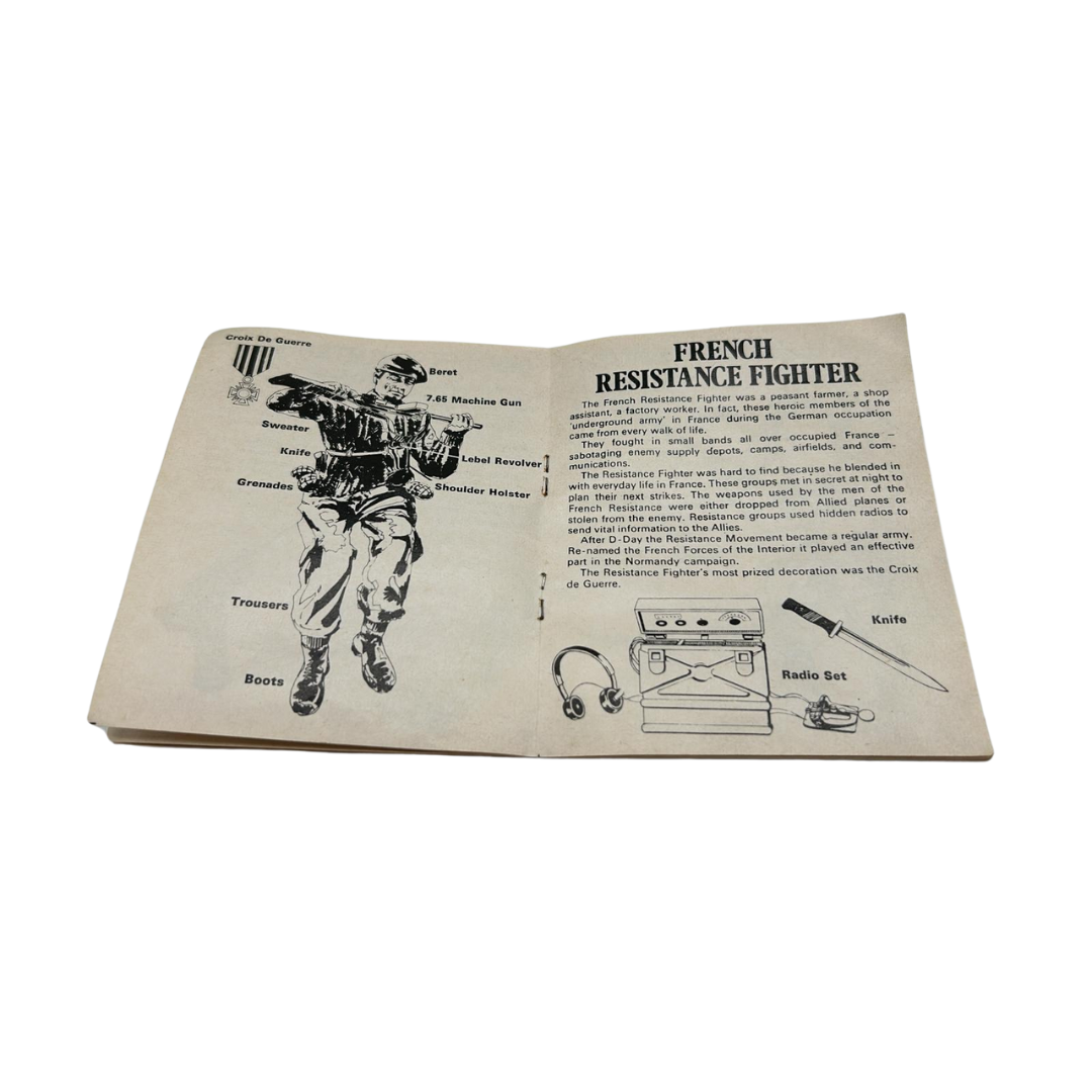 Vintage Action Man Intelligence Manual Palitoy product catalogue